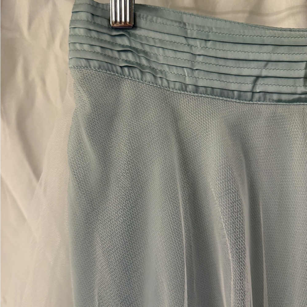 Ryu Elegant Mint Green Tulle Skirt size Medium - Picture 3 of 13